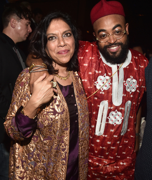 Director Mira Nair (L) and costume designer Mobolaji Dawodu at the world premiere of Disney’s “Queen of Katwe” at Roy Thompson Hall 