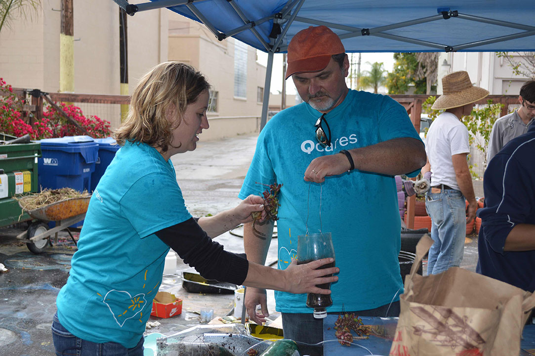 North Park Residents and Qualcomm Volunteers Take Back the Alley